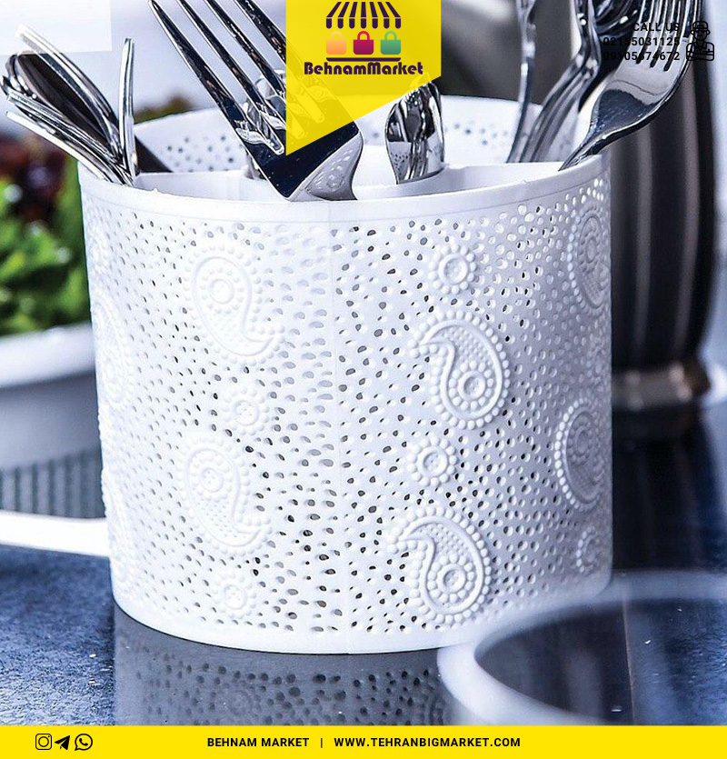 جا قاشقی گرد ترمه گلد