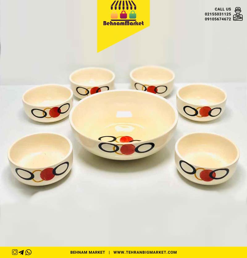 انارخوری سرامیکی ۷پارچه