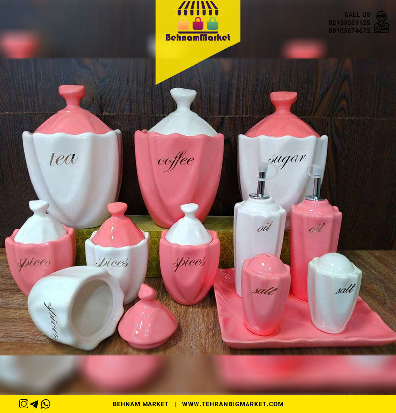 پا سماوری ۱۹ پارچه سرامیک