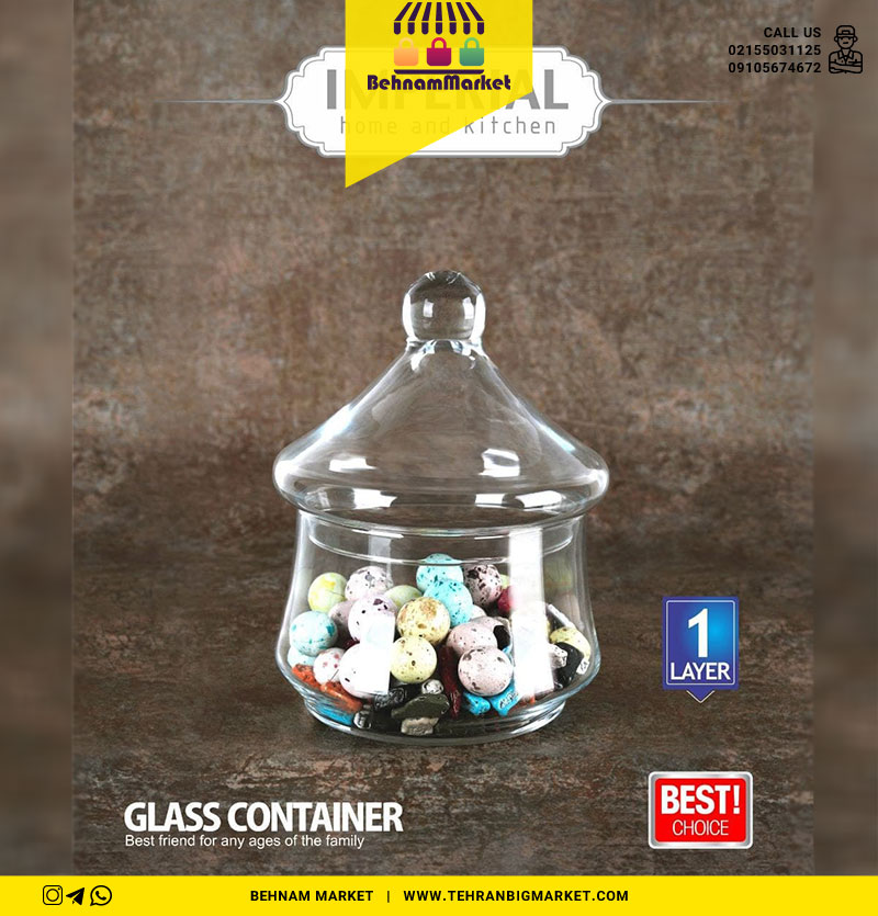 شکلات خوری کاج ۱ طبقه شفاف