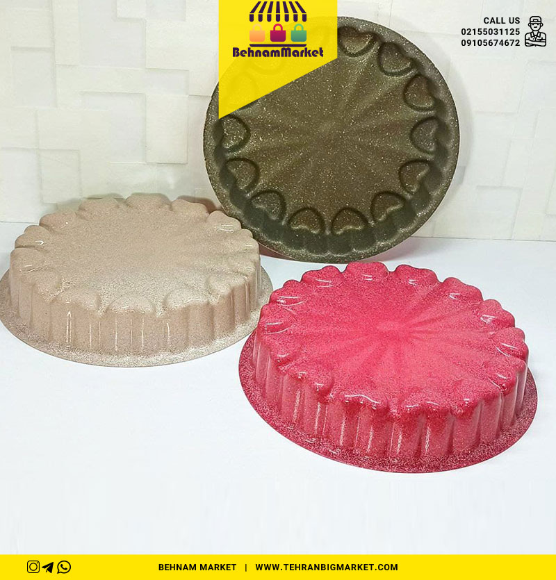 قالب کیک گرد طرح ترک