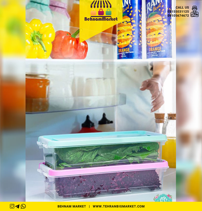 ظرف ماکروفری و فریزری مستطیل