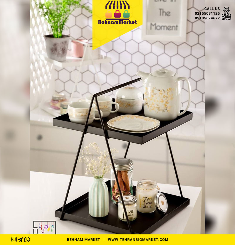 استند ۲ طبقه فلزی