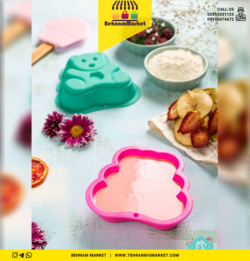 قالب ژله و کیک سلیکونی طرح خرس