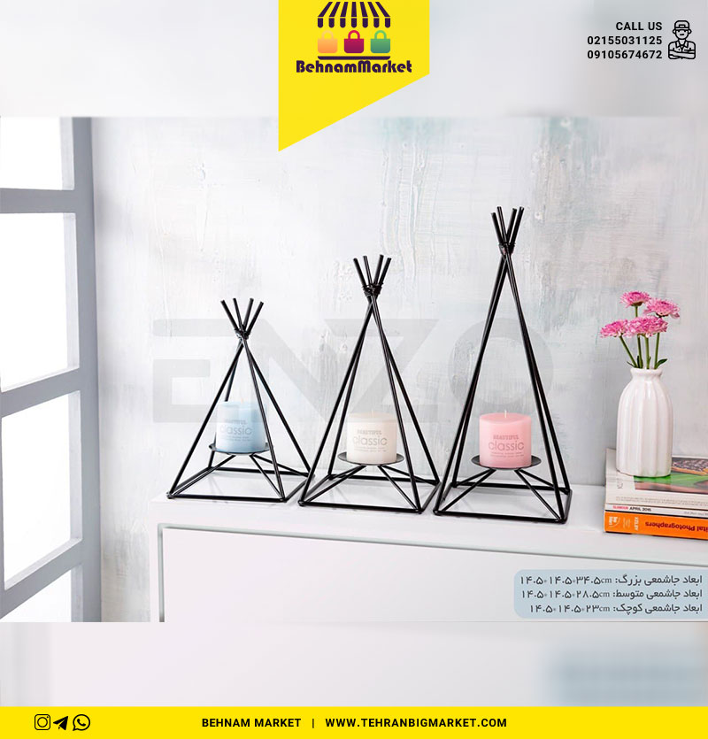 جا شمعی سه عددی مثلثی