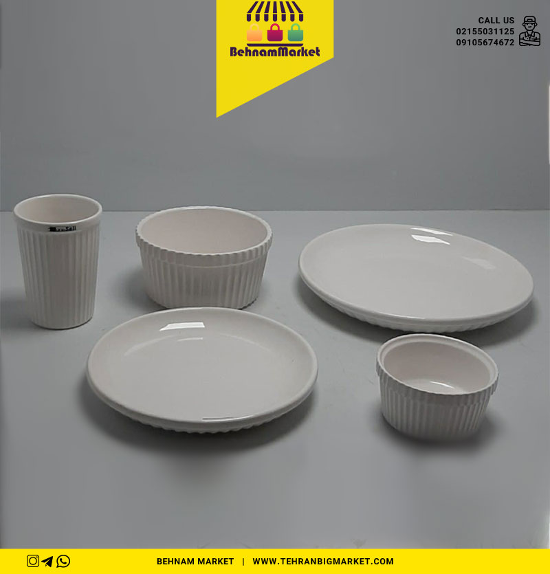 سرویس تک نفره سفید وانسل