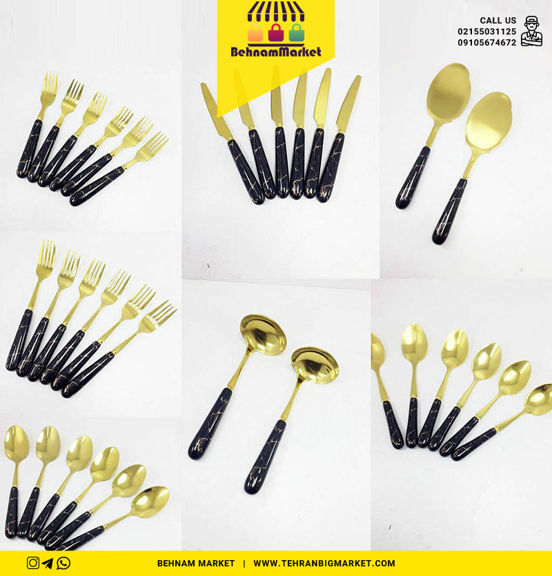 سرویس ۶ نفره قاشق چنگال