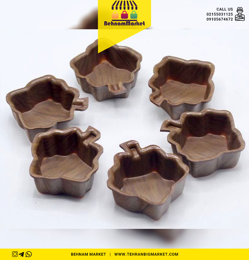 برگ ۶ تایی طرح چوب