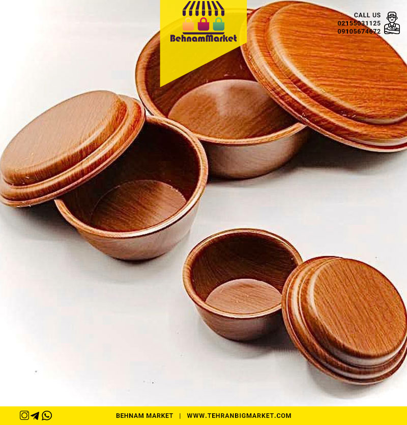 کاسه ۳ تایی درب دار