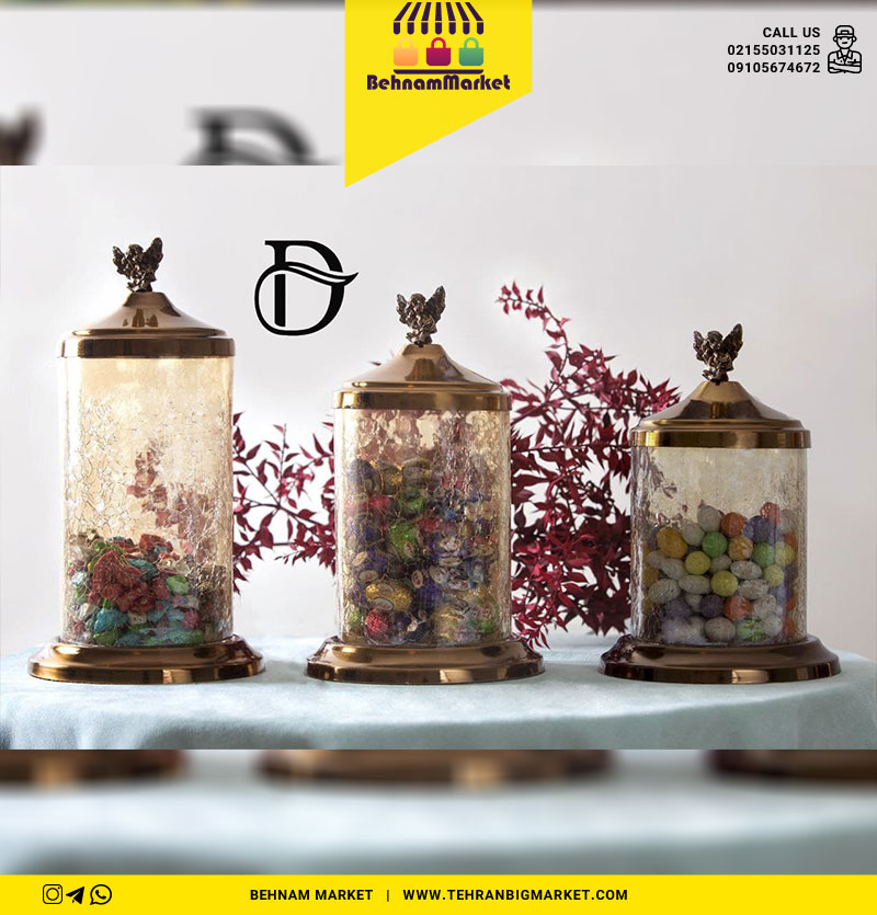 کندی سه سایز شیشه ترک