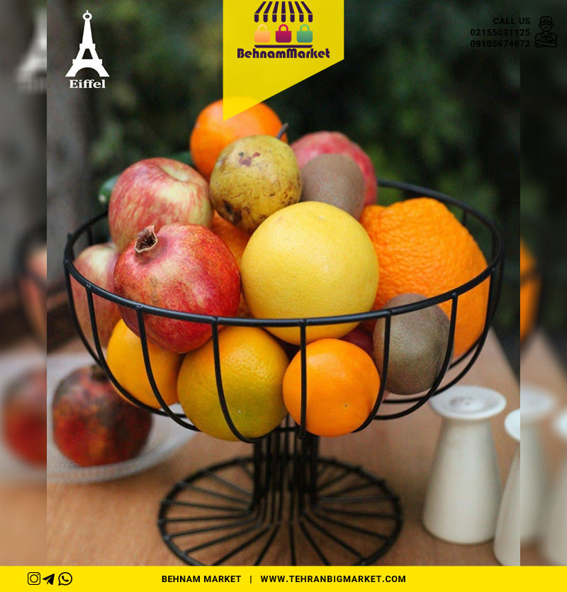 سبد میوه مشکی ایفل