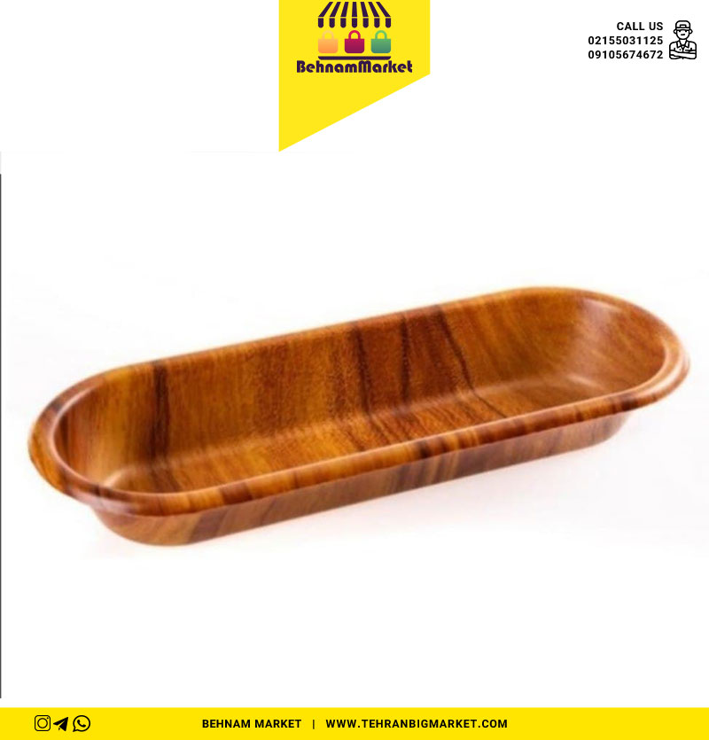 جا قاشقی طرح چوب