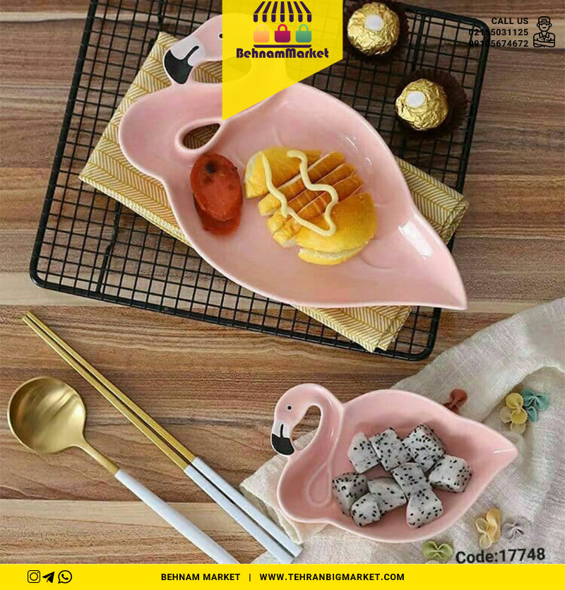 بشقاب فلامینگو بزرگ مایا