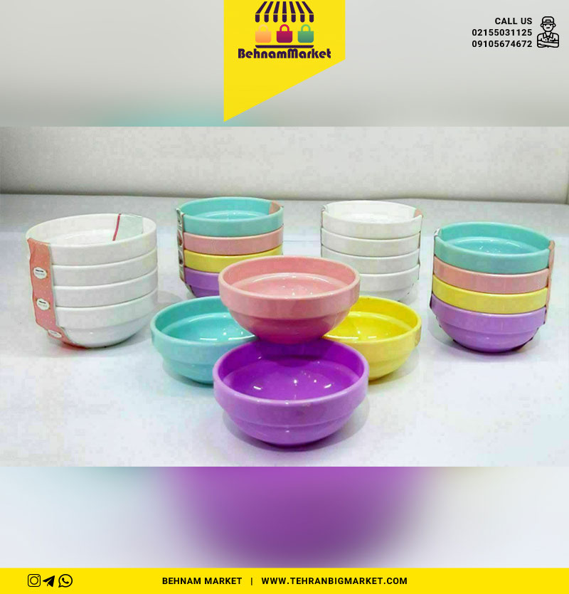 پیاله ماست خوری ۴ عددی