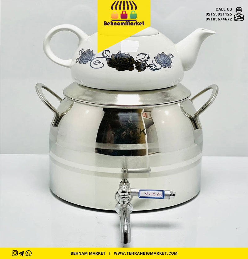 کتری قوری کف چدن مدل ۷۰۲۵