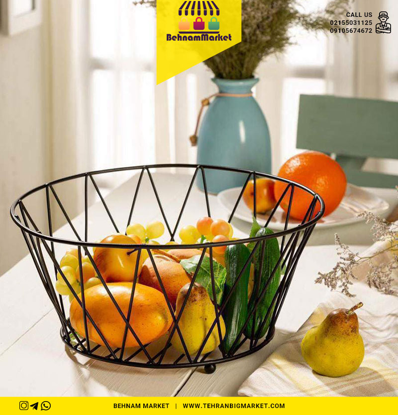 سبد میوه لوزی