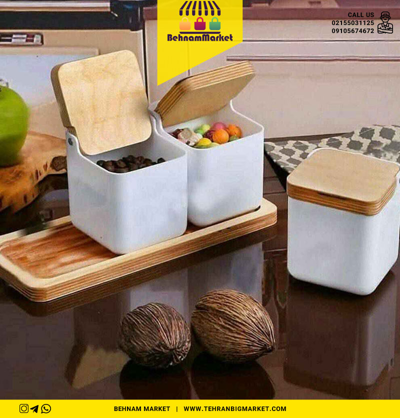 جا ادویه چوبی رایکا