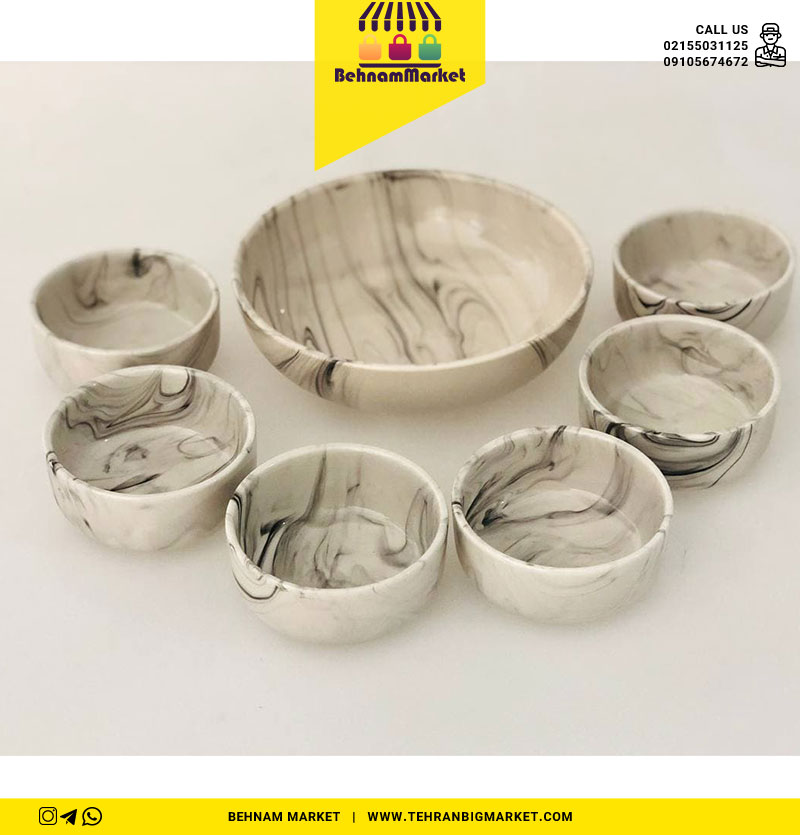 ست اجیل خوری ترک ماربل