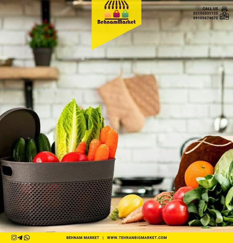 سبد بافت سایز 4درب دار