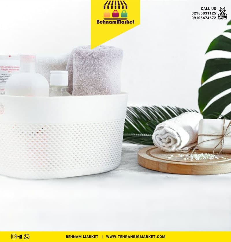 سبد بافت موناکو سایز 3 بدون درب