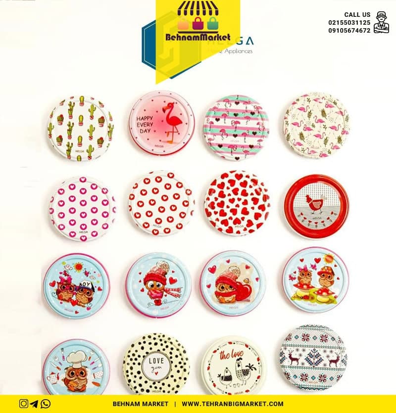 درب بانکه 6 عددی در 32 طرح برند هلگا