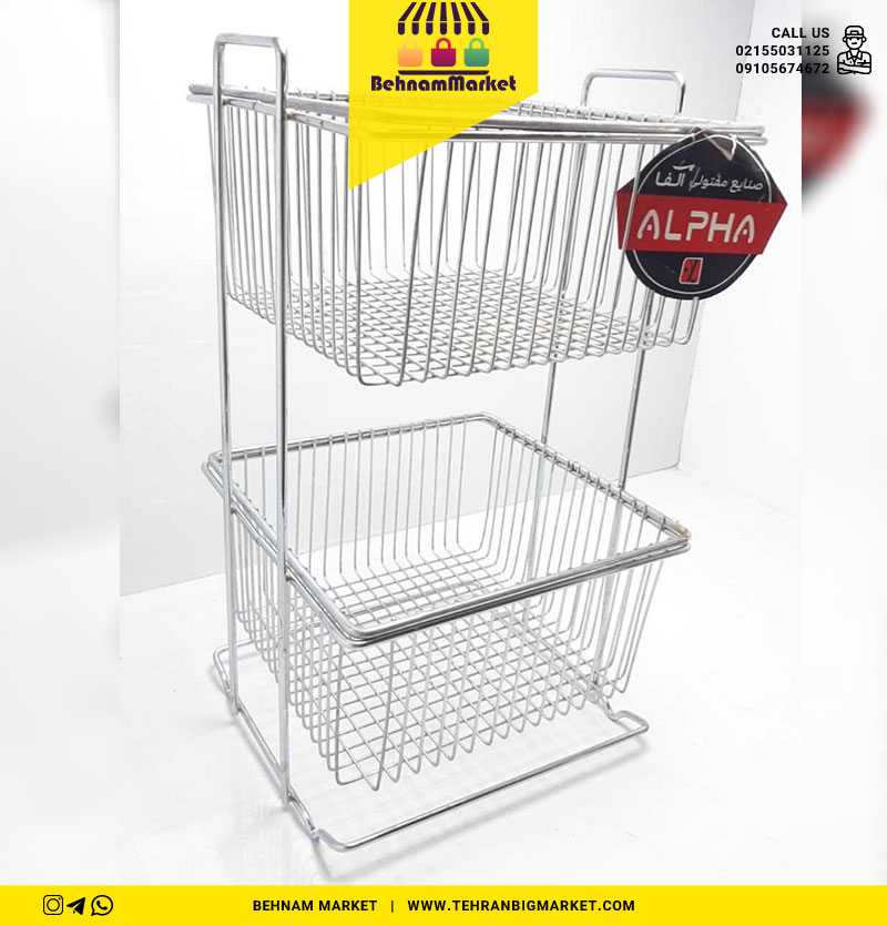 جا پیازی مربع 2 طبقه