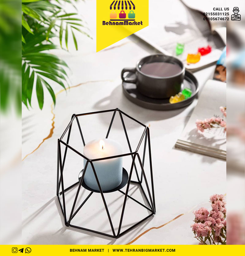 جا شمعی هگزاگون لیندا متوسط