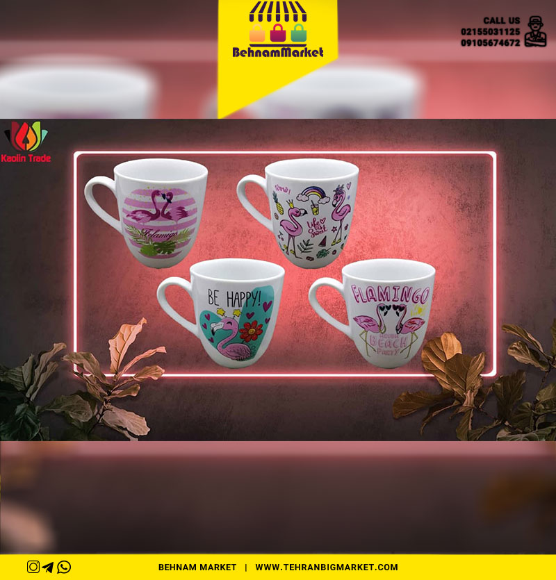 ماگ فلامینگو بدنه چینی