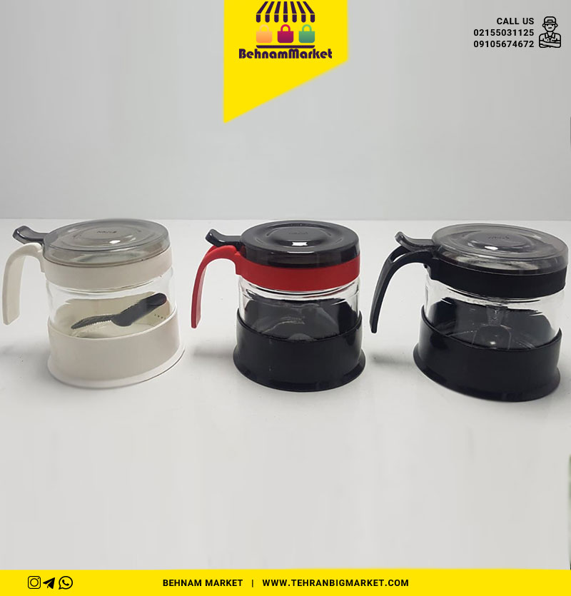 جا ادویه و شکر پاش پیمانه دار