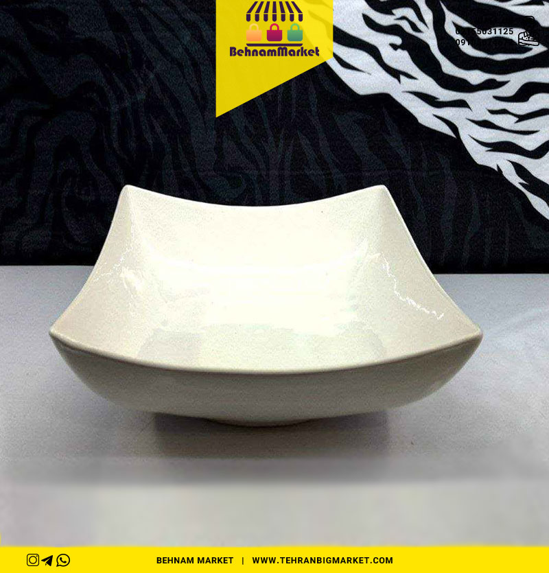 کاسه مربع 4 گوش والریا