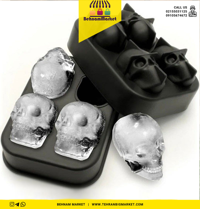 قالب یخ جمجمه