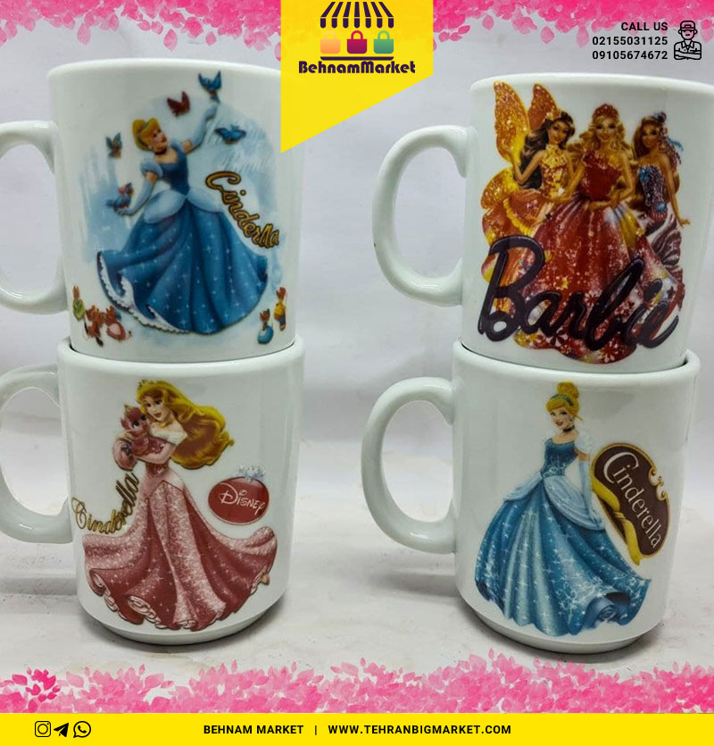 ماگ بدنه چینی سیندرلا