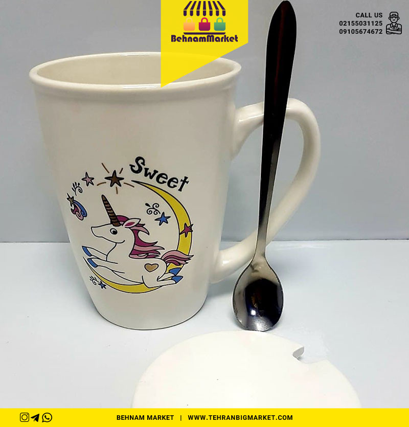 ماگ اسب تک شاخ سرامیک