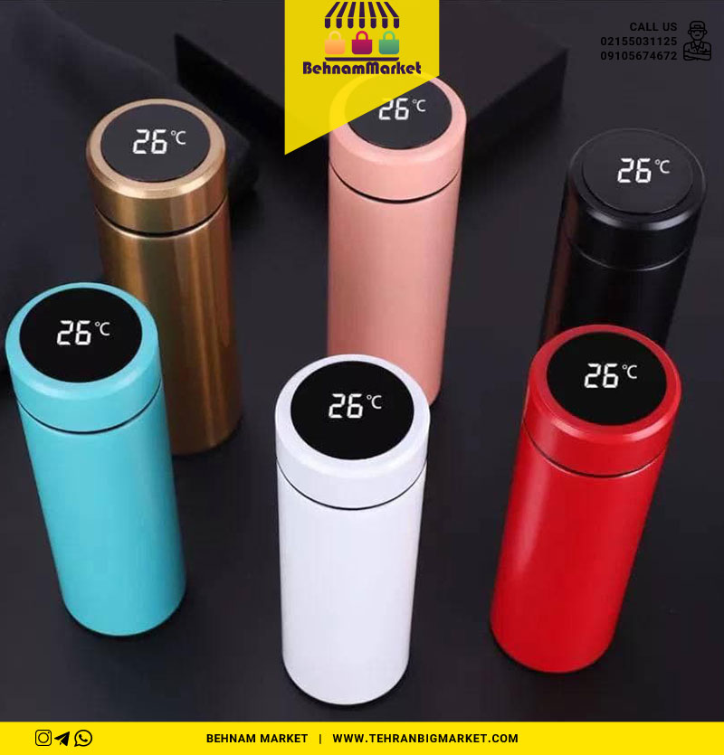 فلاسک دما سنج دار