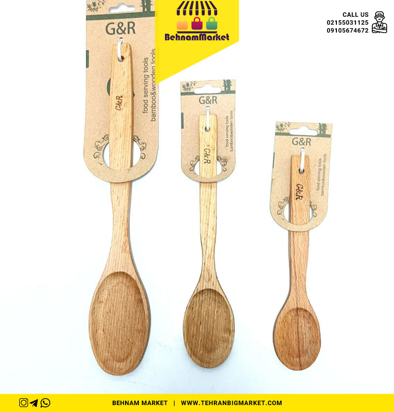 قاشق چوبی کوچک