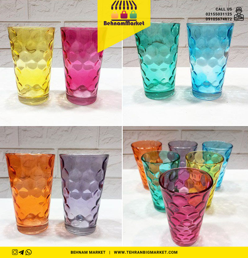 لیوان کندو 6 رنگ بلند