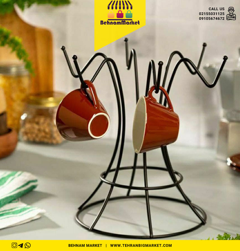 اویز فنجان لوکس مشکی