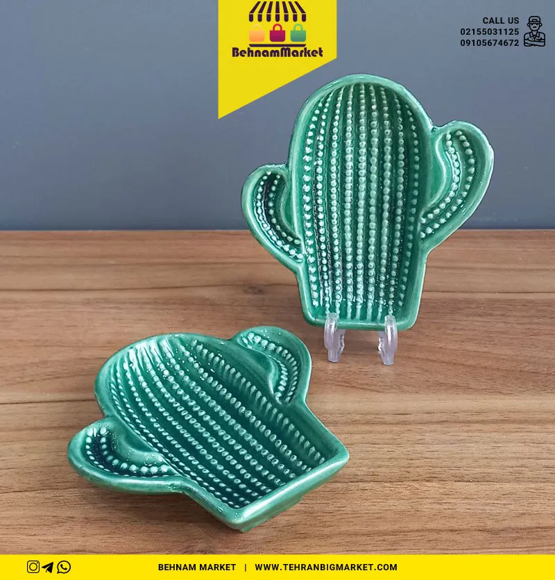 اردو خوری کوچک کاکتوس سرامیک