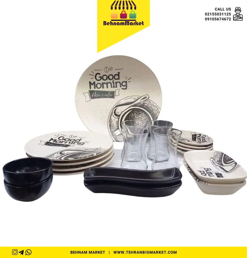 سرویس صبحانه خوری 4 نفره سرامیکی