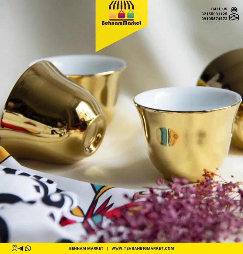 شات طلایی سرامیکی