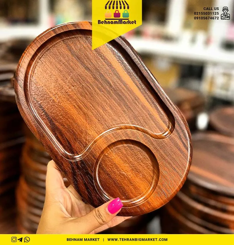 سینی سرو بیضی بزرگ