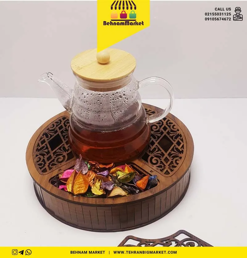 جعبه تیبگ وارمر دار 4 خانه ضخیم گرد