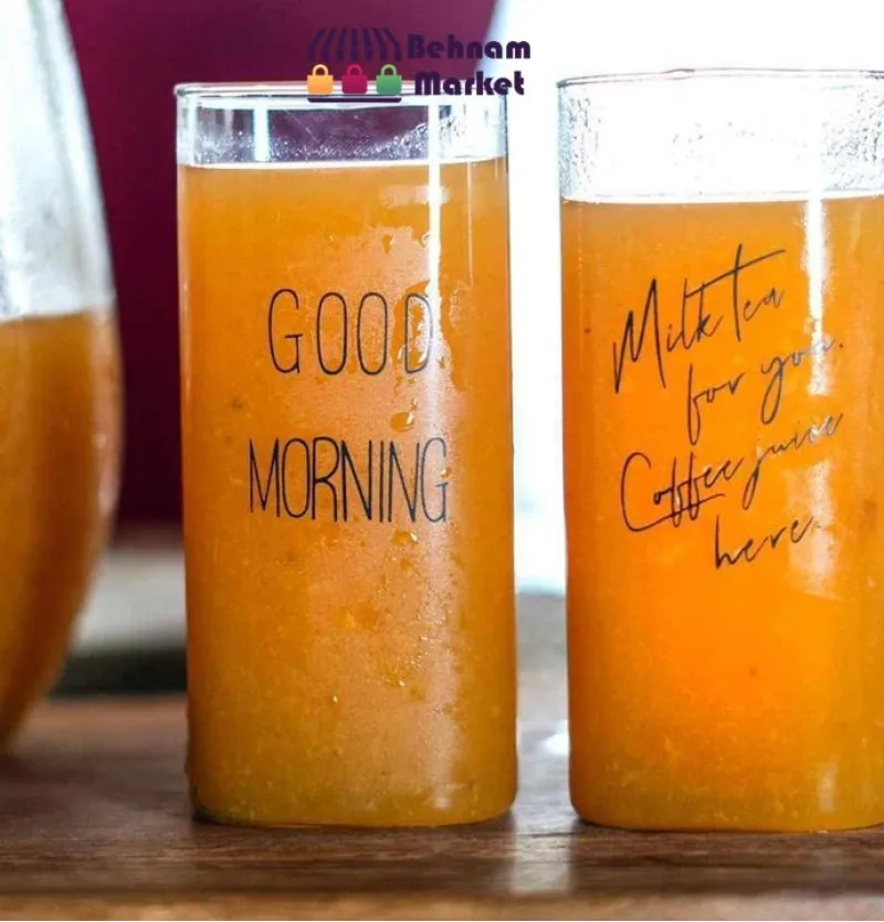 لیوان تکست مربعی