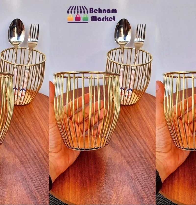 جا قاشقی فلزی طلایی والریا