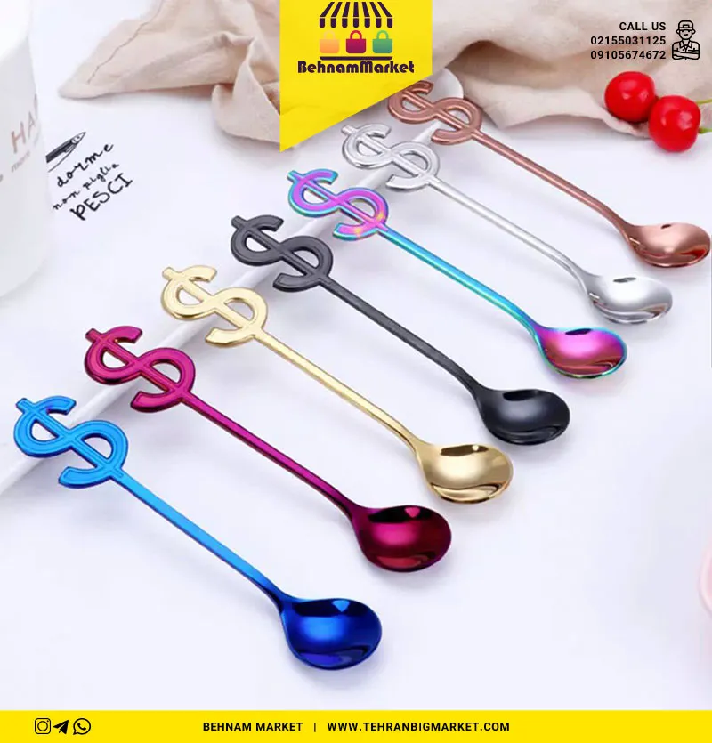 قاشق 6عددی دلار