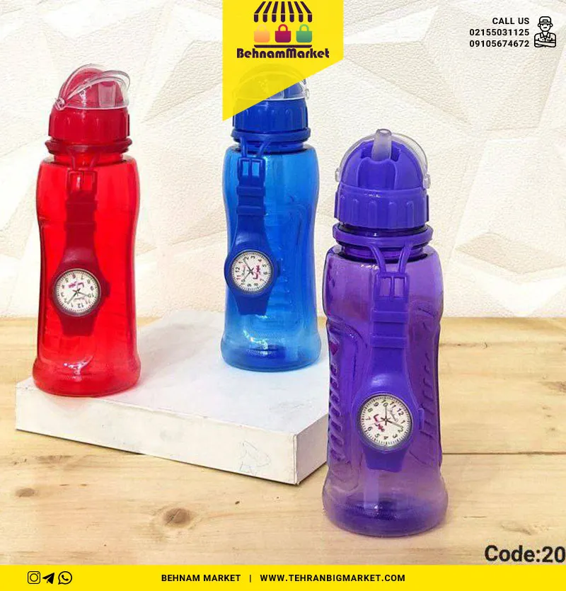 قمقمه طرح ساعت