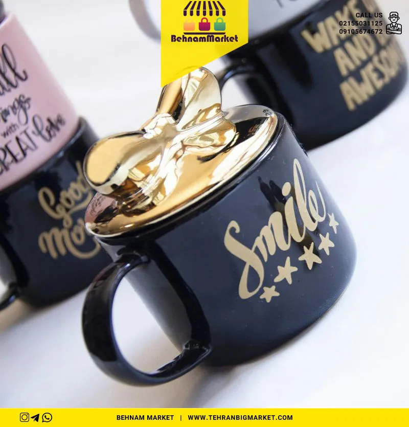 ماگ پاپیون طلایی