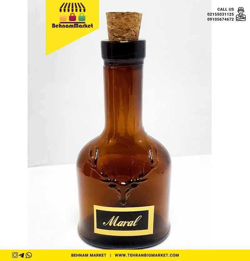 بطری مارال مینی درب چوب