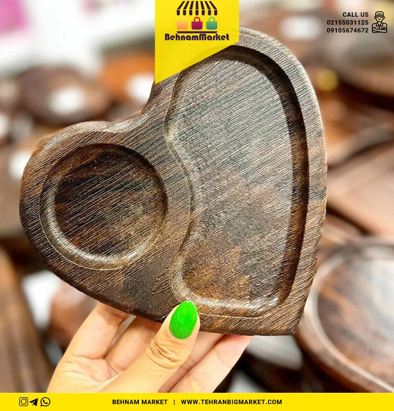 سینی سرو قلب جای ماگ