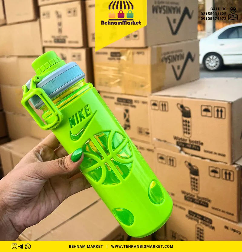 قمقمه اسپرت بسکتبالی نی دار